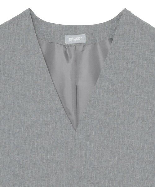 MACKINTOSH PHILOSOPHY / マッキントッシュ フィロソフィー ロング・マキシ丈ワンピース | GREY LABEL ピンストライプシャンパースカート | 詳細2