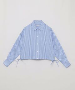 MACKINTOSH PHILOSOPHY / マッキントッシュ フィロソフィー シャツ・ブラウス | GREY LABEL サイドリボンクロップドシャツ