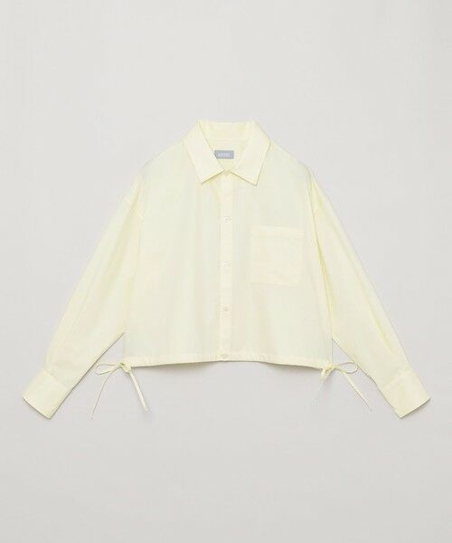 MACKINTOSH PHILOSOPHY/マッキントッシュ フィロソフィー GREY LABEL サイドリボンクロップドシャツ イエロー1 2 MACKINTOSH PHILOSOPHY/マッキントッシュ フィロソフィー GREY LABEL サイドリボンクロップドシャツ イエロー1 2