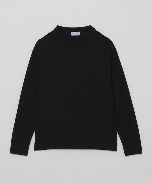 MACKINTOSH PHILOSOPHY/マッキントッシュ フィロソフィー GREY LABEL ファインコットンニットプルオーバー ブラック1 2 MACKINTOSH PHILOSOPHY/マッキントッシュ フィロソフィー GREY LABEL ファインコットンニットプルオーバー ブラック1 2