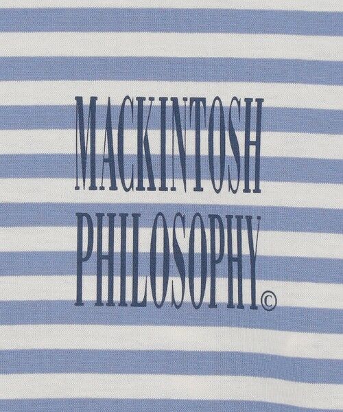 MACKINTOSH PHILOSOPHY / マッキントッシュ フィロソフィー カットソー | GREY LABEL シャープログ ロングスリーブボーダーTシャツ | 詳細5