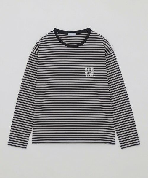 MACKINTOSH PHILOSOPHY/マッキントッシュ フィロソフィー GREY LABEL シャープログ ロングスリーブボーダーTシャツ ネイビー3 2 MACKINTOSH PHILOSOPHY/マッキントッシュ フィロソフィー GREY LABEL シャープログ ロングスリーブボーダーTシャツ ネイビー3 2
