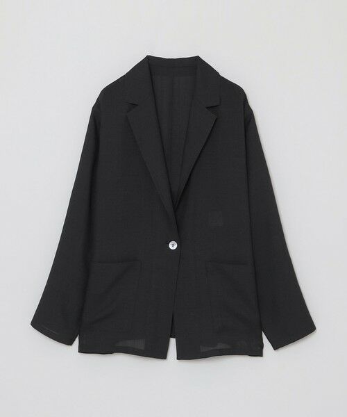 MACKINTOSH PHILOSOPHY/マッキントッシュ フィロソフィー 【LEE5月号/蛯原友里さん着用】メッシュテーラードジャケット ブラック1 38 MACKINTOSH PHILOSOPHY/マッキントッシュ フィロソフィー 【LEE5月号/蛯原友里さん着用】メッシュテーラードジャケット ブラック1 38