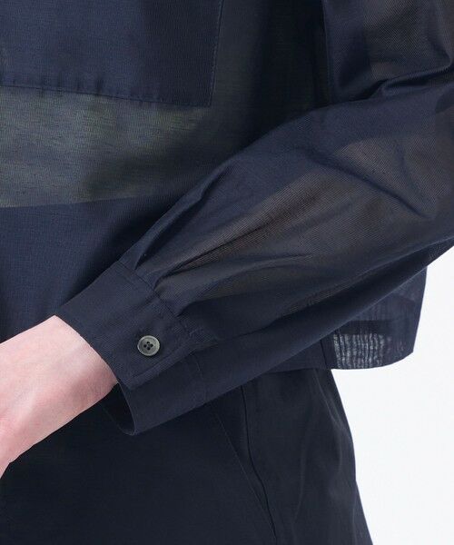 MACKINTOSH PHILOSOPHY / マッキントッシュ フィロソフィー ノーカラージャケット | シアーシャツブルゾン | 詳細6