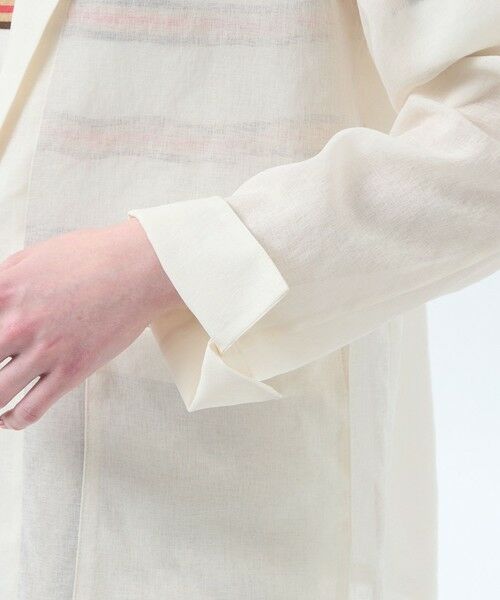 MACKINTOSH PHILOSOPHY / マッキントッシュ フィロソフィー ノーカラージャケット | シアーガーゼライトジャケット | 詳細7