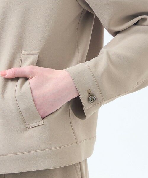 MACKINTOSH PHILOSOPHY / マッキントッシュ フィロソフィー ノーカラージャケット | バックサテンノーカラージップジャケット | 詳細6