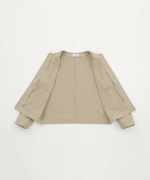 MACKINTOSH PHILOSOPHY / マッキントッシュ フィロソフィー ノーカラージャケット | バックサテンノーカラージップジャケット | 詳細7