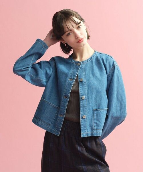 MACKINTOSH PHILOSOPHY / マッキントッシュ フィロソフィー ブルゾン | 【ROYTON(ロイトン)】デニムジャケット | 詳細1