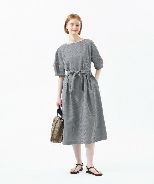 MACKINTOSH PHILOSOPHY / マッキントッシュ フィロソフィー ロング・マキシ丈ワンピース | 【WEB&一部店舗限定】サッカーパフスリーブワンピース | 詳細1