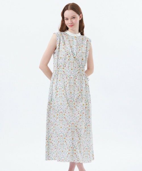 MACKINTOSH PHILOSOPHY/マッキントッシュ フィロソフィー リバティノースリーブワンピース オフホワイト1 38 MACKINTOSH PHILOSOPHY/マッキントッシュ フィロソフィー リバティノースリーブワンピース オフホワイト1 38