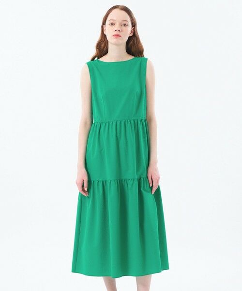 【美品】マッキントッシュフィロソフィー 24SS テントワンピース マキシ 人気 MACKINTOSH PHILOSOPHY（ﾏｯｷﾝﾄｯｼｭ ﾌｨﾛｿﾌｨｰ）の「【店舗限定