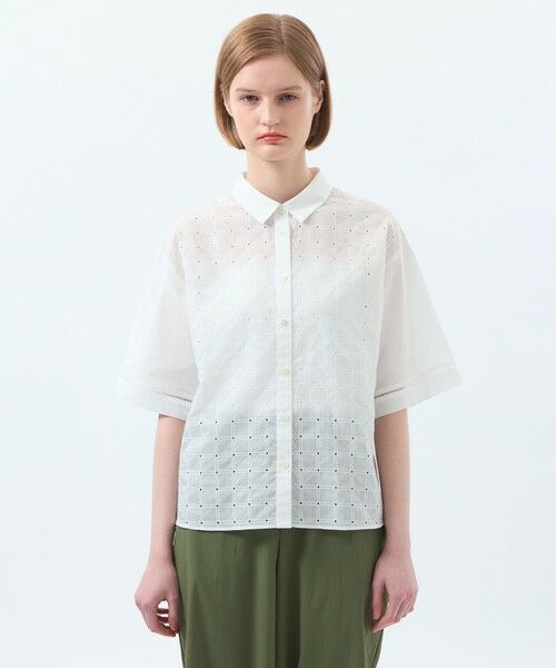 MACKINTOSH PHILOSOPHY / マッキントッシュ フィロソフィー シャツ・ブラウス | スクエアレースブラウス | 詳細3