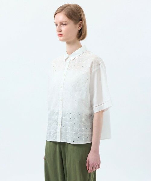 MACKINTOSH PHILOSOPHY / マッキントッシュ フィロソフィー シャツ・ブラウス | スクエアレースブラウス | 詳細4