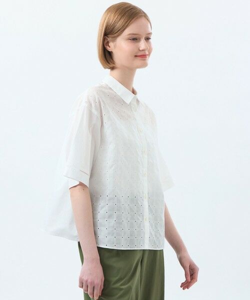 MACKINTOSH PHILOSOPHY/マッキントッシュ フィロソフィー スクエアレースブラウス オフホワイト1 34 MACKINTOSH PHILOSOPHY/マッキントッシュ フィロソフィー スクエアレースブラウス オフホワイト1 34