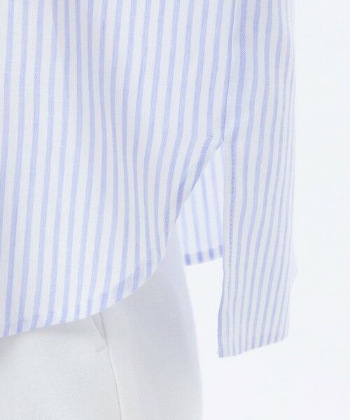 MACKINTOSH PHILOSOPHY / マッキントッシュ フィロソフィー シャツ・ブラウス | バンドカラーリネンミックスブラウス | 詳細8