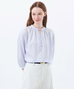 MACKINTOSH PHILOSOPHY / マッキントッシュ フィロソフィー シャツ・ブラウス | リネンミックスギャザーブラウス