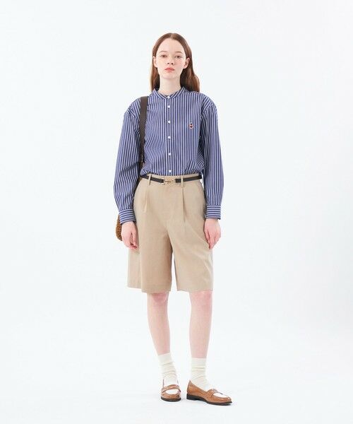 MACKINTOSH PHILOSOPHY / マッキントッシュ フィロソフィー シャツ・ブラウス | バッキンガムベア バンドカラーシャツ | 詳細4