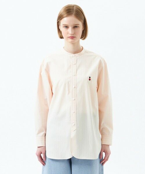 MACKINTOSH PHILOSOPHY / マッキントッシュ フィロソフィー シャツ・ブラウス | バッキンガムベア バンドカラーシャツ | 詳細6