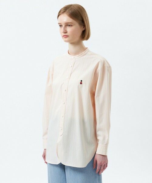 MACKINTOSH PHILOSOPHY / マッキントッシュ フィロソフィー シャツ・ブラウス | バッキンガムベア バンドカラーシャツ | 詳細7