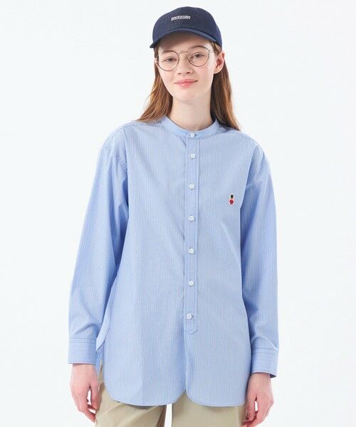 MACKINTOSH PHILOSOPHY / マッキントッシュ フィロソフィー シャツ・ブラウス | バッキンガムベア バンドカラーシャツ | 詳細17