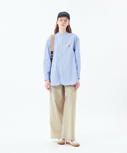 MACKINTOSH PHILOSOPHY / マッキントッシュ フィロソフィー シャツ・ブラウス | バッキンガムベア バンドカラーシャツ | 詳細3