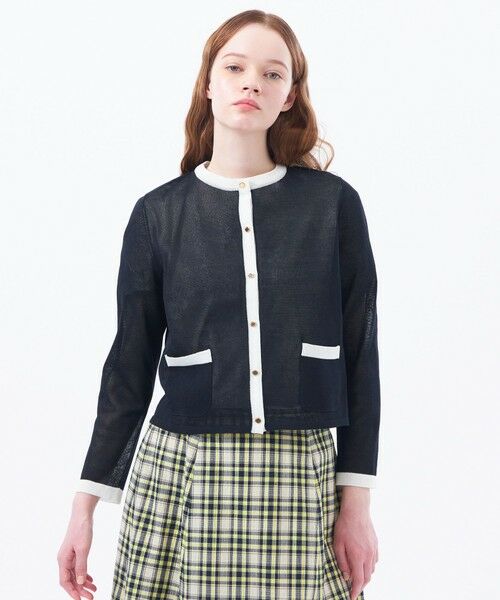 MACKINTOSH PHILOSOPHY/マッキントッシュ フィロソフィー 【LEE5月号/蛯原友里さん着用】ロイトンシアーニット ネイビー3 36 MACKINTOSH PHILOSOPHY/マッキントッシュ フィロソフィー 【LEE5月号/蛯原友里さん着用】ロイトンシアーニット ネイビー3 36