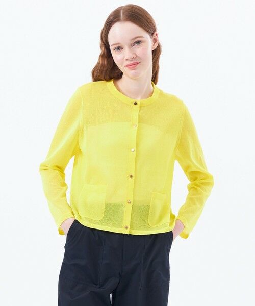 MACKINTOSH PHILOSOPHY/マッキントッシュ フィロソフィー 【LEE5月号/蛯原友里さん着用】ロイトンシアーニット イエロー1 38 MACKINTOSH PHILOSOPHY/マッキントッシュ フィロソフィー 【LEE5月号/蛯原友里さん着用】ロイトンシアーニット イエロー1 38