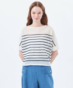 MACKINTOSH PHILOSOPHY / マッキントッシュ フィロソフィー ニット・セーター | シアーボーダーワイドニット