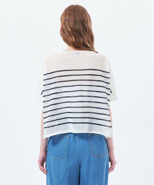 MACKINTOSH PHILOSOPHY / マッキントッシュ フィロソフィー ニット・セーター | シアーボーダーワイドニット | 詳細6