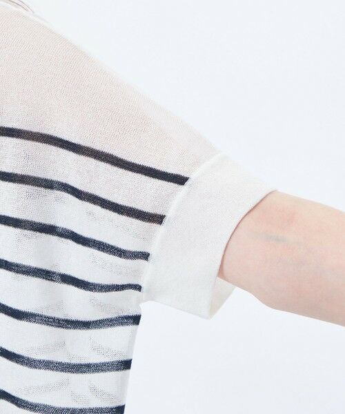 MACKINTOSH PHILOSOPHY / マッキントッシュ フィロソフィー ニット・セーター | シアーボーダーワイドニット | 詳細7