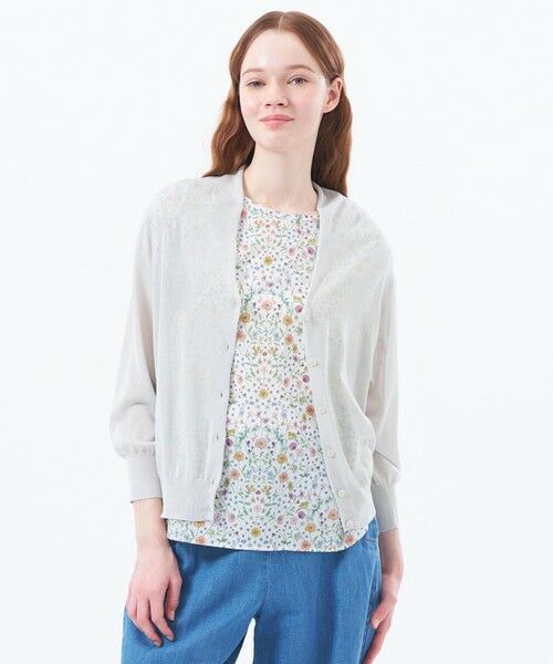 MACKINTOSH PHILOSOPHY/マッキントッシュ フィロソフィー HEAVENLY ドルマンニットカーディガン グレー3 36 MACKINTOSH PHILOSOPHY/マッキントッシュ フィロソフィー HEAVENLY ドルマンニットカーディガン グレー3 36
