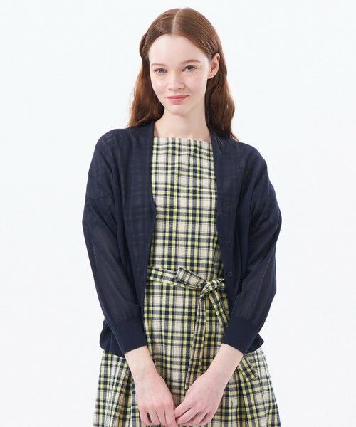 MACKINTOSH PHILOSOPHY/マッキントッシュ フィロソフィー HEAVENLY ドルマンニットカーディガン ネイビー3 38 MACKINTOSH PHILOSOPHY/マッキントッシュ フィロソフィー HEAVENLY ドルマンニットカーディガン ネイビー3 38