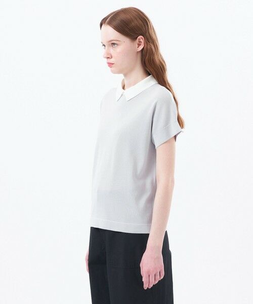 セール】 【Bicolor Knit Polo（バイカラーニットポロ）】ハーフ