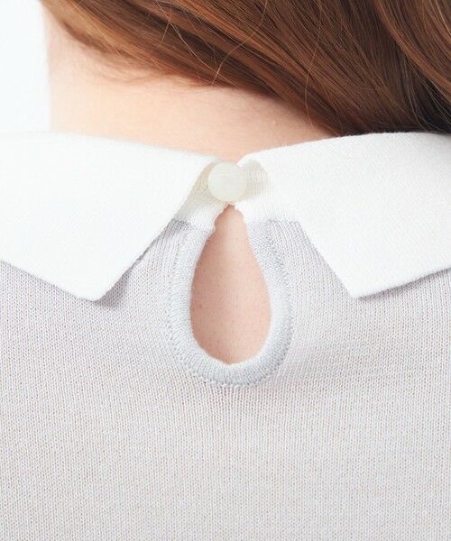 MACKINTOSH PHILOSOPHY / マッキントッシュ フィロソフィー ニット・セーター | 【Bicolor Knit Polo（バイカラーニットポロ）】ハーフスリーブ | 詳細11