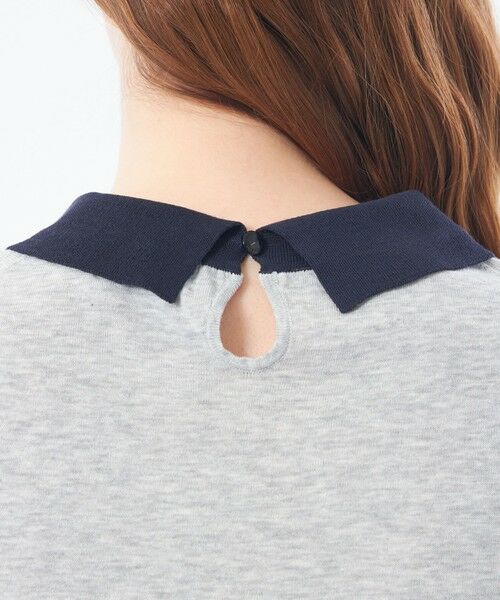 MACKINTOSH PHILOSOPHY / マッキントッシュ フィロソフィー ニット・セーター | 【Bi-color Knit Polo（バイカラーニットポロ）】ノースリーブ | 詳細9