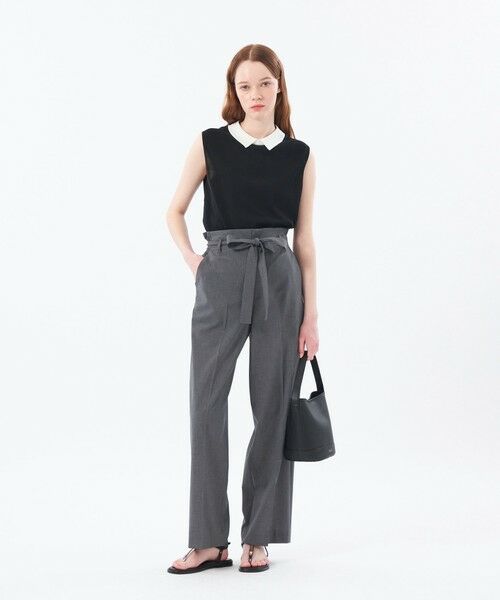 MACKINTOSH PHILOSOPHY / マッキントッシュ フィロソフィー ニット・セーター | 【Bi-color Knit Polo（バイカラーニットポロ）】ノースリーブ | 詳細3