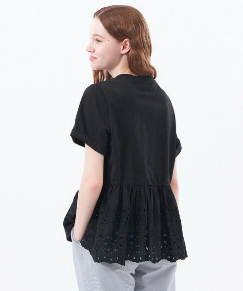 MACKINTOSH PHILOSOPHY/マッキントッシュ フィロソフィー バックレースコンビカットソー ブラック1 36 MACKINTOSH PHILOSOPHY/マッキントッシュ フィロソフィー バックレースコンビカットソー ブラック1 36