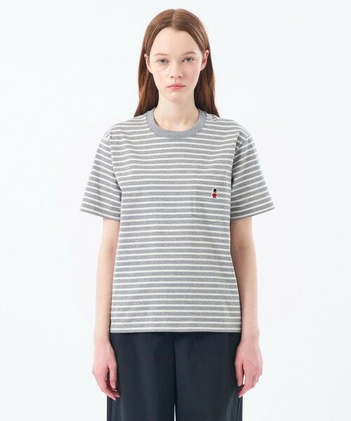 MACKINTOSH PHILOSOPHY / マッキントッシュ フィロソフィー カットソー | バッキンガムベア バスクボーダーポケットT | 詳細4