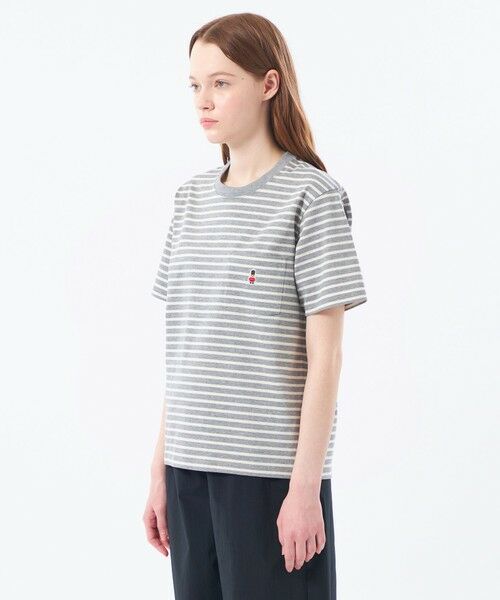 MACKINTOSH PHILOSOPHY / マッキントッシュ フィロソフィー カットソー | バッキンガムベア バスクボーダーポケットT | 詳細5