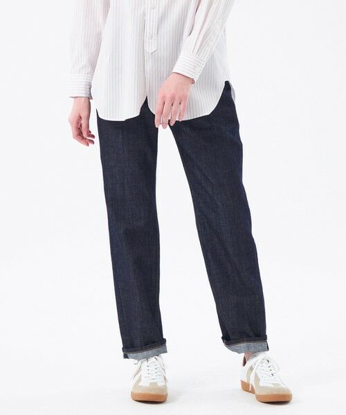 MACKINTOSH PHILOSOPHY/マッキントッシュ フィロソフィー コットンリネンデニムストレートフィット ネイビー3 38 MACKINTOSH PHILOSOPHY/マッキントッシュ フィロソフィー コットンリネンデニムストレートフィット ネイビー3 38