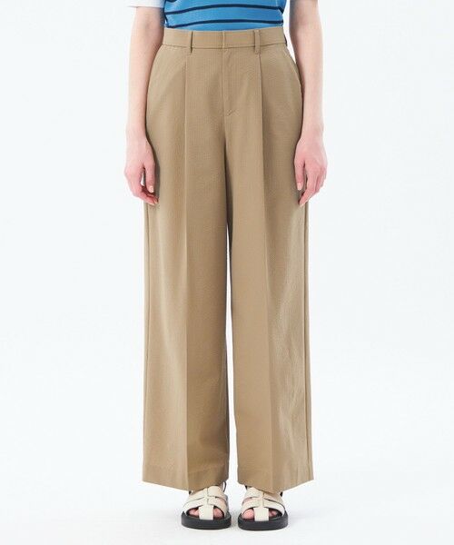 MACKINTOSH PHILOSOPHY / マッキントッシュ フィロソフィー その他パンツ | サマーサッカータックワイドパンツ | 詳細5