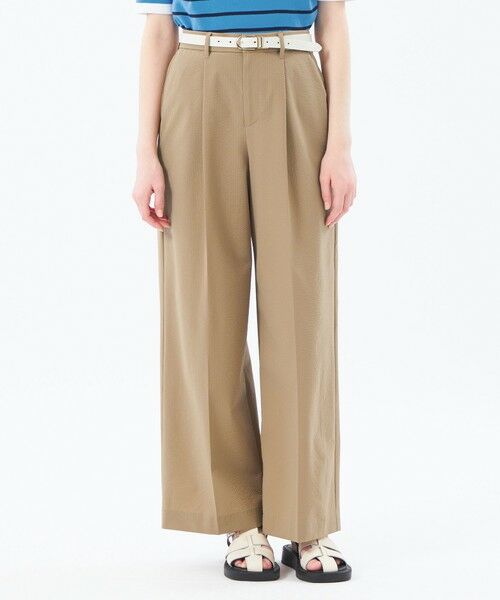 MACKINTOSH PHILOSOPHY / マッキントッシュ フィロソフィー その他パンツ | サマーサッカータックワイドパンツ | 詳細13