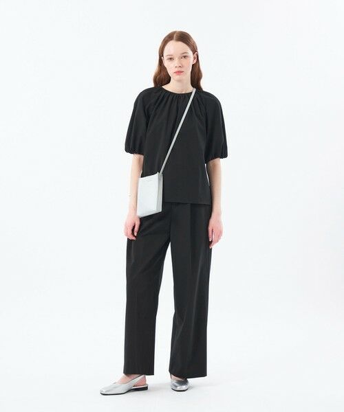 MACKINTOSH PHILOSOPHY / マッキントッシュ フィロソフィー その他パンツ | サマーサッカータックワイドパンツ | 詳細2