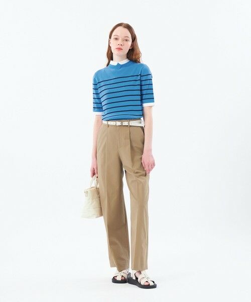 MACKINTOSH PHILOSOPHY / マッキントッシュ フィロソフィー その他パンツ | サマーサッカータックワイドパンツ | 詳細3