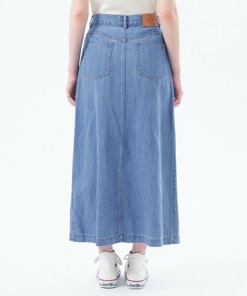 MACKINTOSH PHILOSOPHY / マッキントッシュ フィロソフィー ロング・マキシ丈スカート | コットンリネンデニムロングスカート | 詳細5