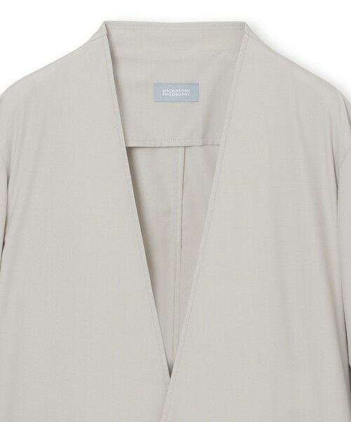 MACKINTOSH PHILOSOPHY / マッキントッシュ フィロソフィー ノーカラージャケット | GREY LABEL カラーレスジャケット | 詳細2