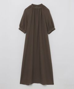 MACKINTOSH PHILOSOPHY / マッキントッシュ フィロソフィー ロング・マキシ丈ワンピース | GREY LABEL スタンドカラーギャザーワンピース