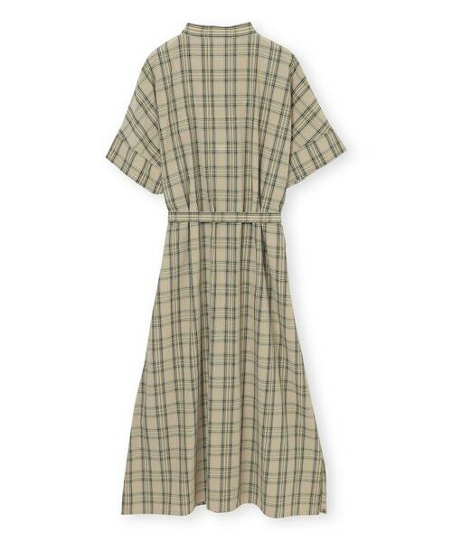 MACKINTOSH PHILOSOPHY / マッキントッシュ フィロソフィー ロング・マキシ丈ワンピース | GREY LABEL バンドカラーチェックワンピース | 詳細1
