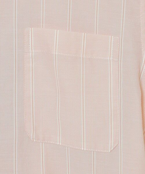 MACKINTOSH PHILOSOPHY / マッキントッシュ フィロソフィー シャツ・ブラウス | GREY LABEL ストライプバンドカラー半袖シャツ | 詳細5