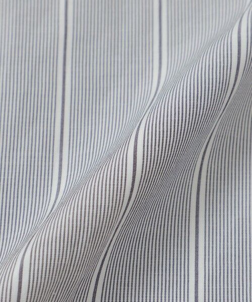 MACKINTOSH PHILOSOPHY / マッキントッシュ フィロソフィー シャツ・ブラウス | GREY LABEL ストライプバンドカラー半袖シャツ | 詳細7